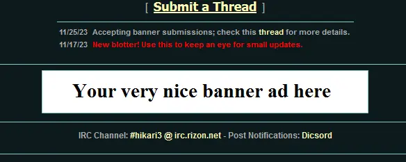 Example banner